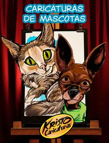 Caricaturas-de mascotas en-Bogotá